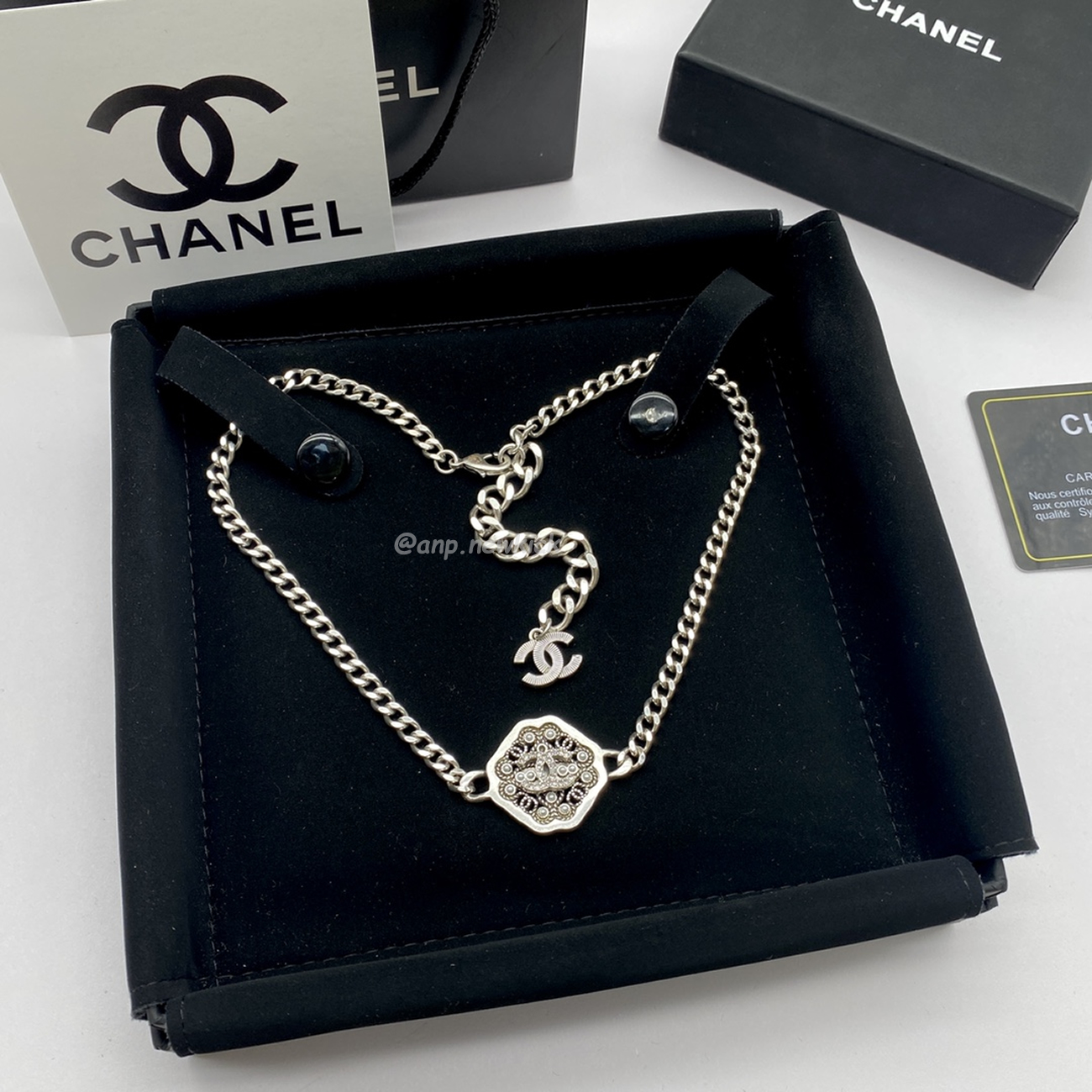 Chanel Cc Pearl Necklace (12) - www.newkick.vip